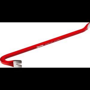 100% Authentic SUPREME Crowbar Red Box Logo